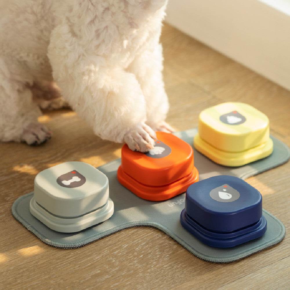 interactive dog training buttons – Recordable Talking Buttons for Dog Communication & Pet Training