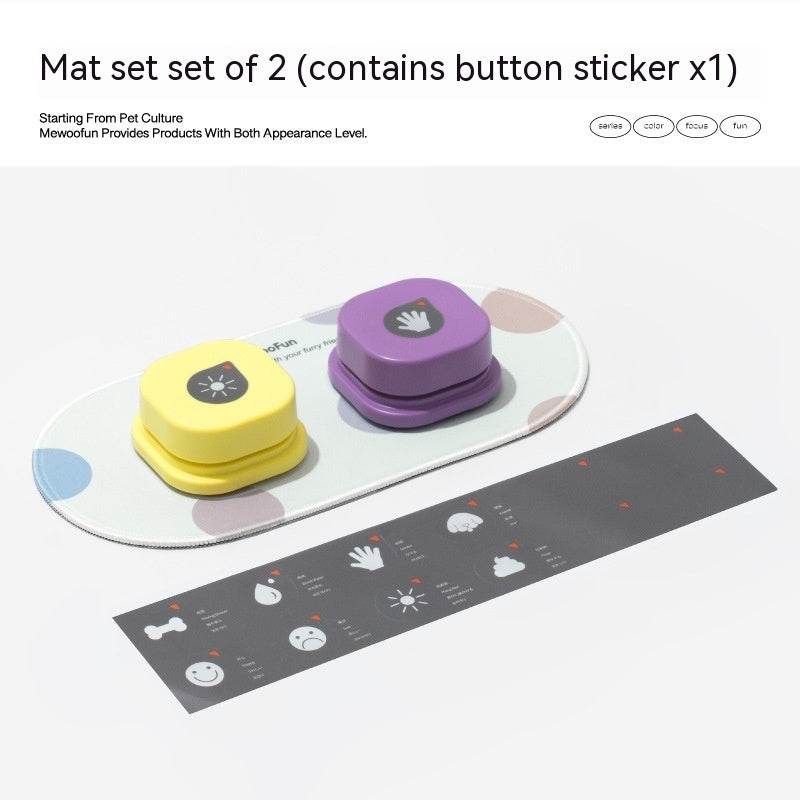 interactive dog training buttons – Recordable Talking Buttons for Dog Communication & Pet Training
