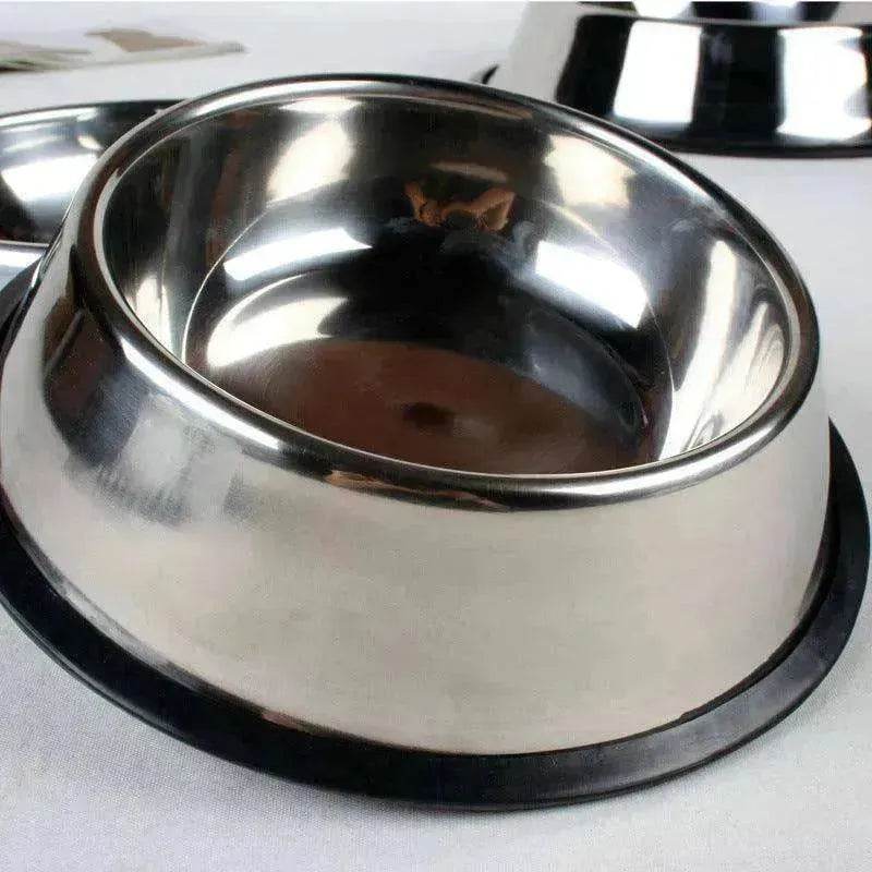 Classic Non slip Stainless Steel pet Feed Bowls
