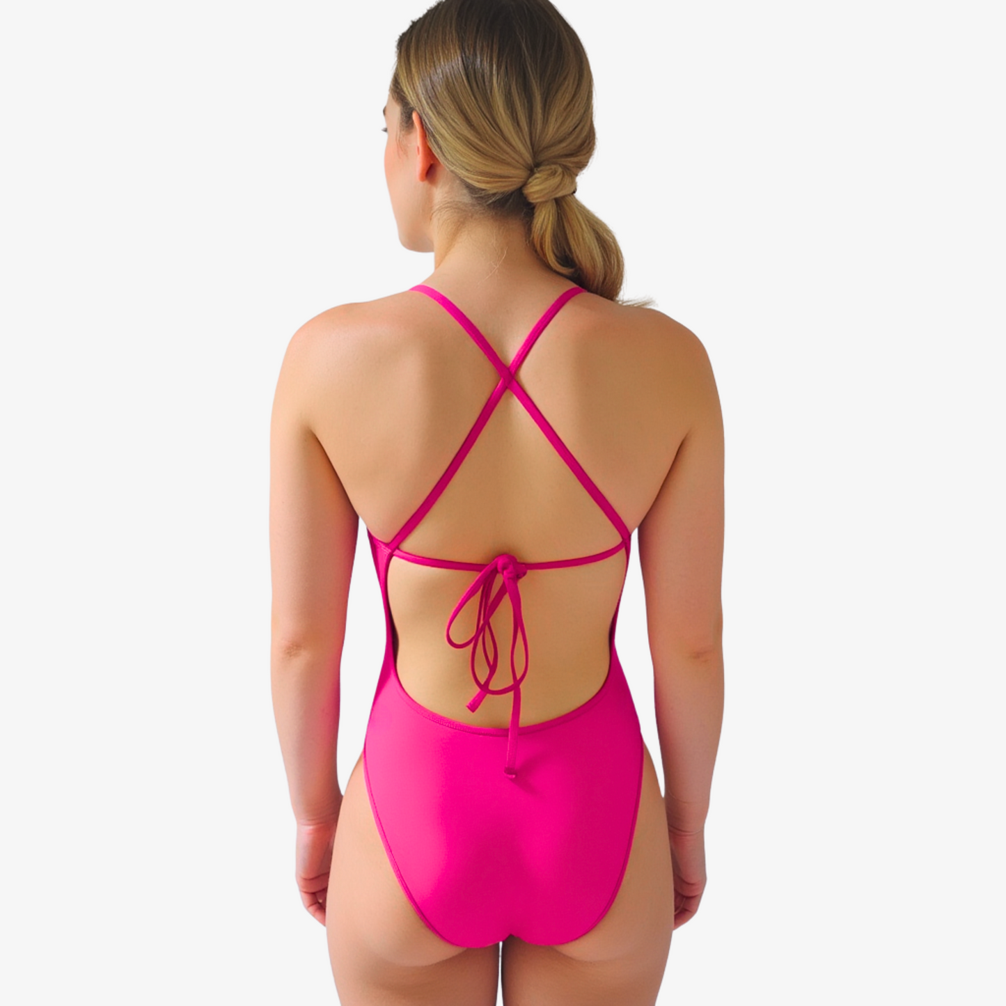 Norca Flamingo Tie-Back Performance Training Swimsuit