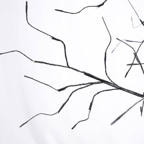 3 Pac Halloween Spooky Tree With Purple Lights, 4FT 5FT And 6FT, Lighted Black Tree For Halloween Decoration