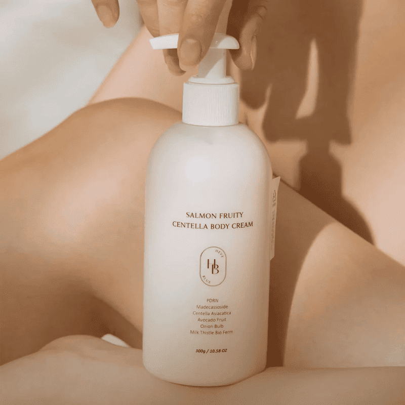 HEVEBLUE Salmon Fruity Centella Body Cream 300g