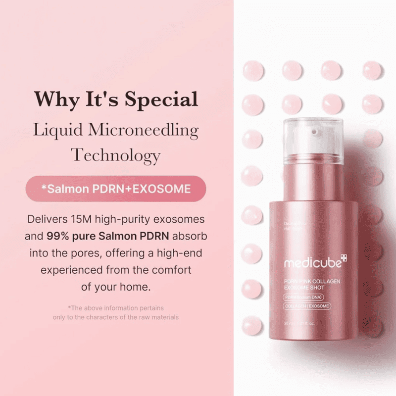 Medicube PDRN Pink Exosome Shot Serum 7500 30ml