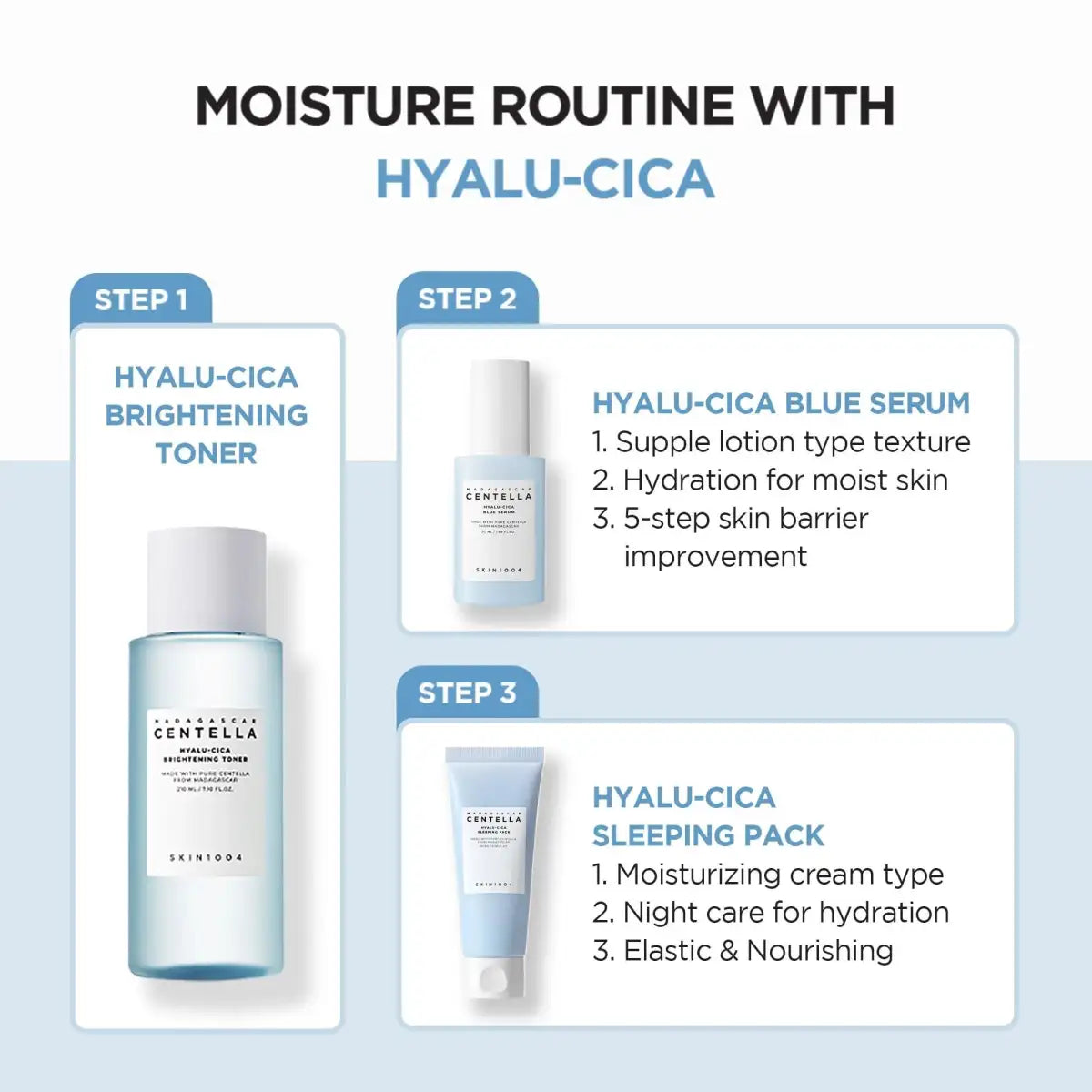 SKIN1004 Madagascar Centella Hyalu-Cica Brightening Toner Mini 30ml